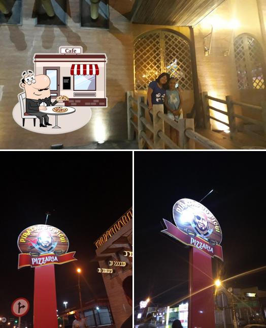 Veja imagens do exterior do Pizzaria Piratas do Picui