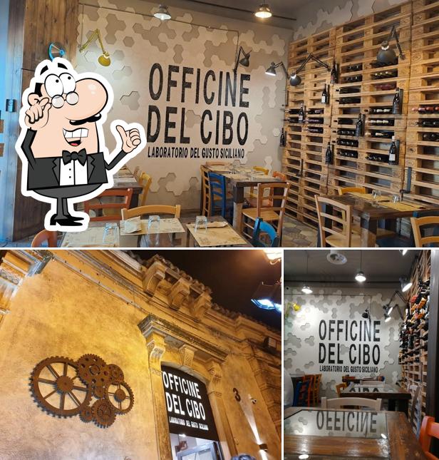 Dai un'occhiata agli interni di Officine del Cibo