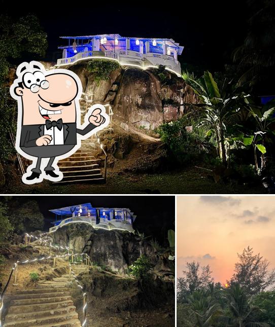 The exterior of On the Rocks Agonda