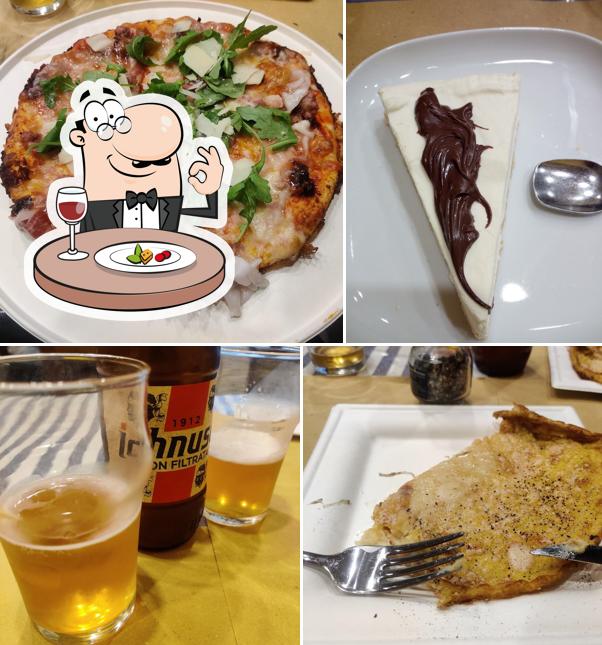 Platti al Pizzeria Lo Scalino