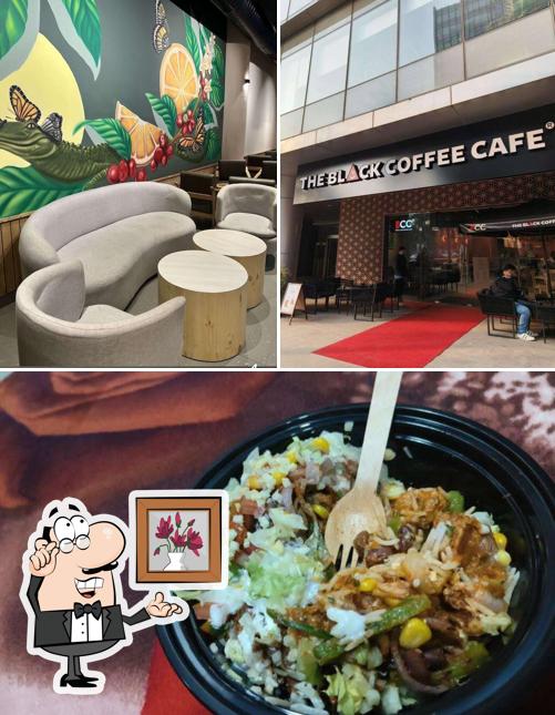 The interior of The Black Coffee Cafe