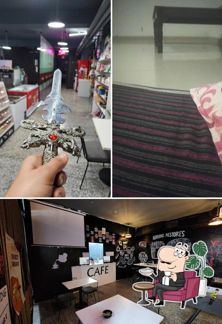 Check out how K- square stationary shop and cafe looks inside