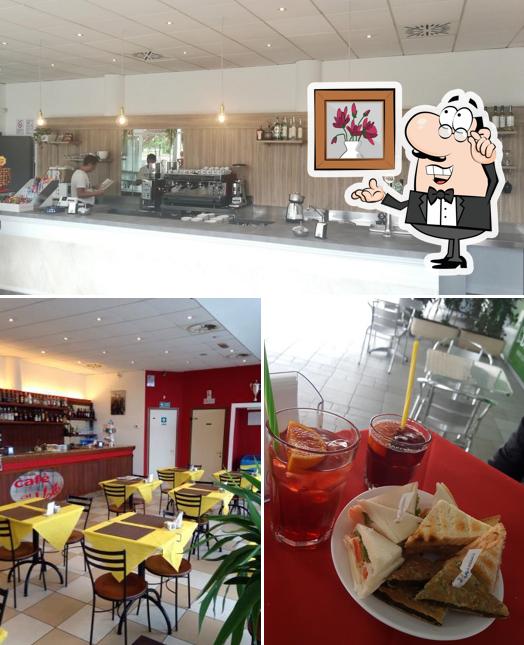 Gli interni di Café al Volo