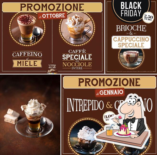 La Bottega del Caffè offre un'ampia varietà di dolci