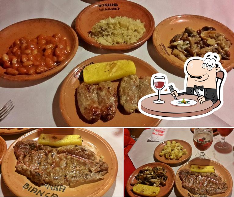 Cibo al Pizzeria Ristorante Capanna Bianca