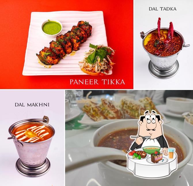 Hot and sour soup at DM's Bagicha Corner