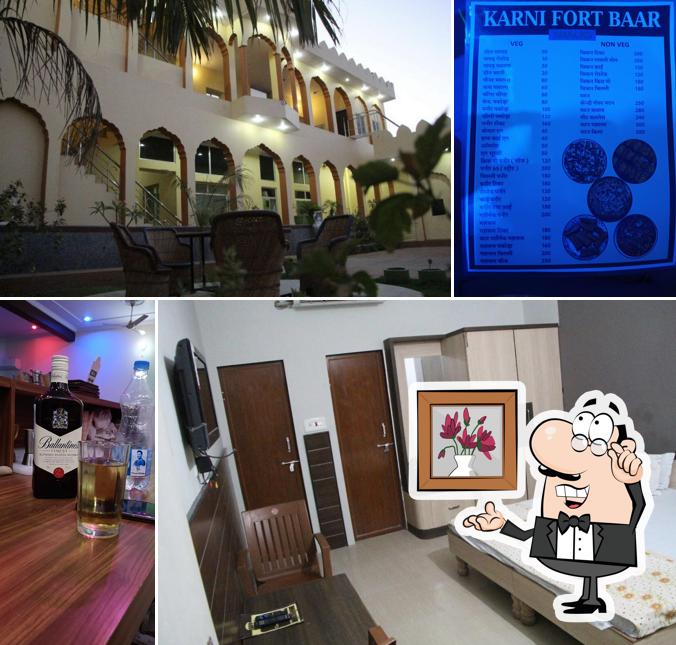 The interior of Hotel Karni Fort & BAR - Hotel in Kuchaman city