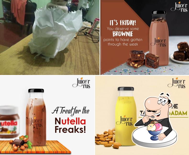 Juice'r Rus serves a selection of desserts