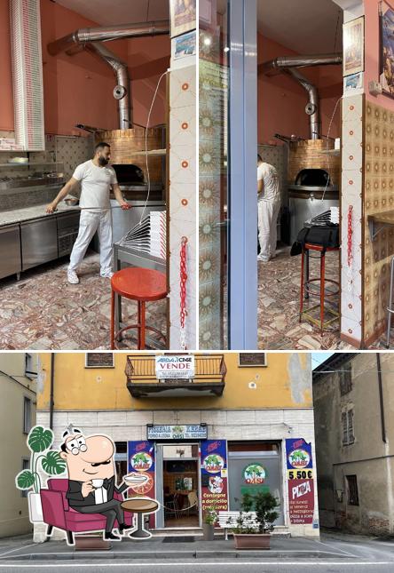 Gli interni di Oasi Pizzeria