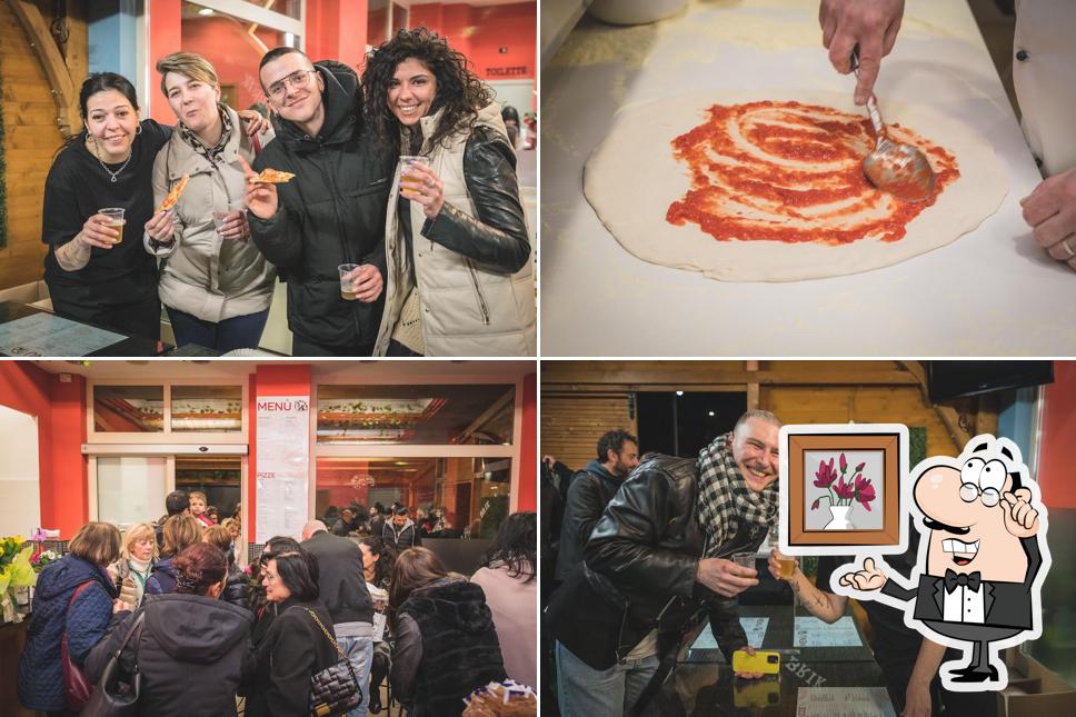 Gli interni di Pizzeria Brik