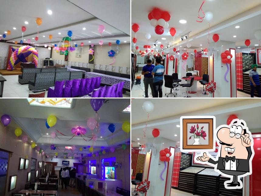 The interior of R.K Sweets