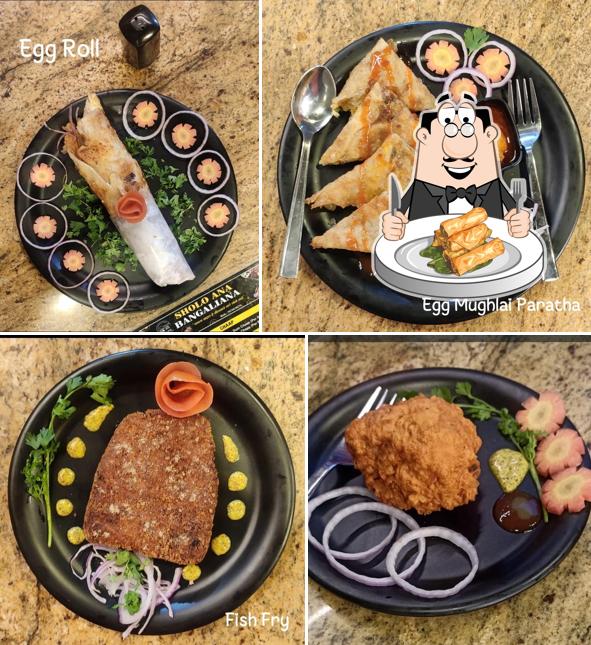 Spring rolls at Sholo Ana Bangaliana