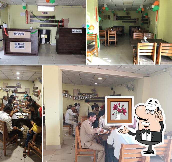 The interior of Utsav Restaurant and Hotel