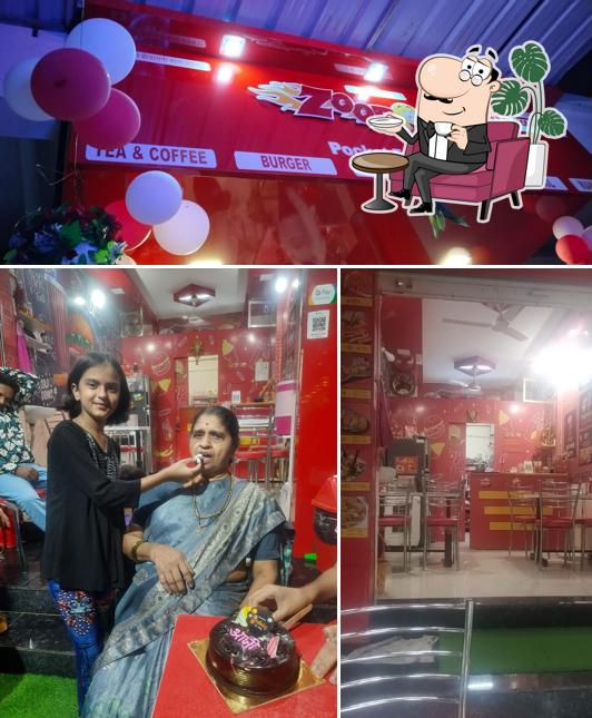 The interior of Sai krupa Food service , Zoop cafe,Badlapur west