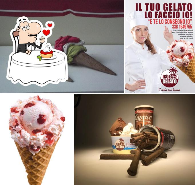Non scordarti di provare un dessert a isola del gelato