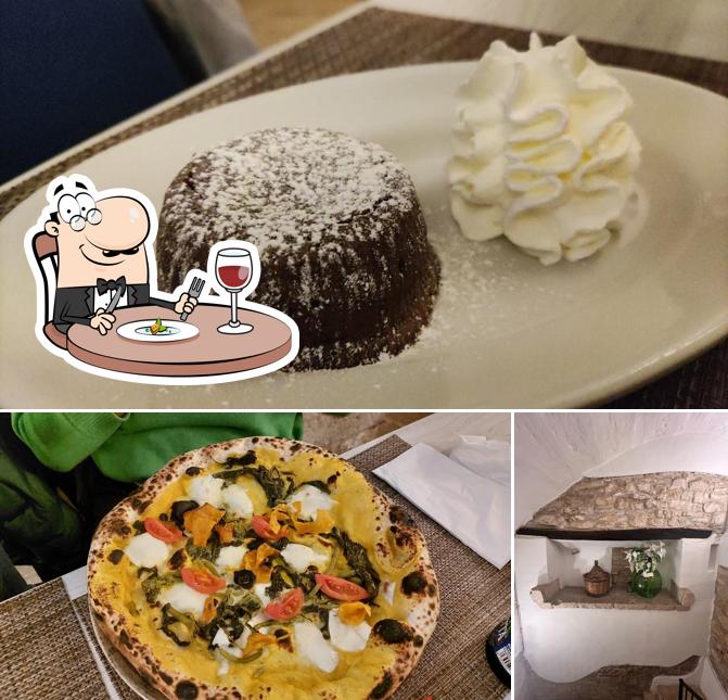 Tra le varie cose da La Tana di Aldo si possono trovare la cibo e interni