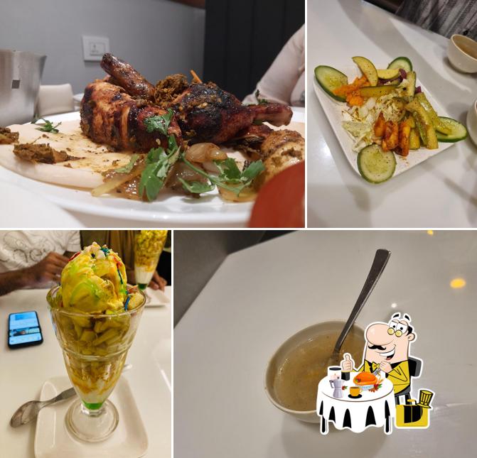 Pork chop and ceviche at Oven Shawai Restaurant Akkikkavu