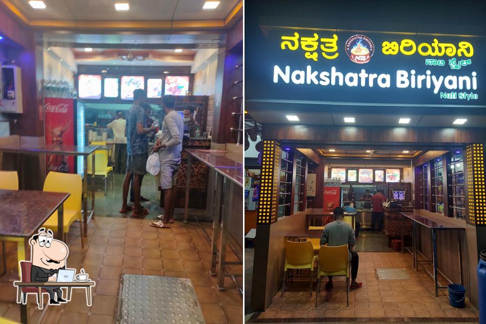 Check out how Nakshatra Biriyani looks inside