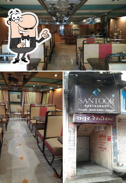 The interior of SANTOOR RESTAURANT