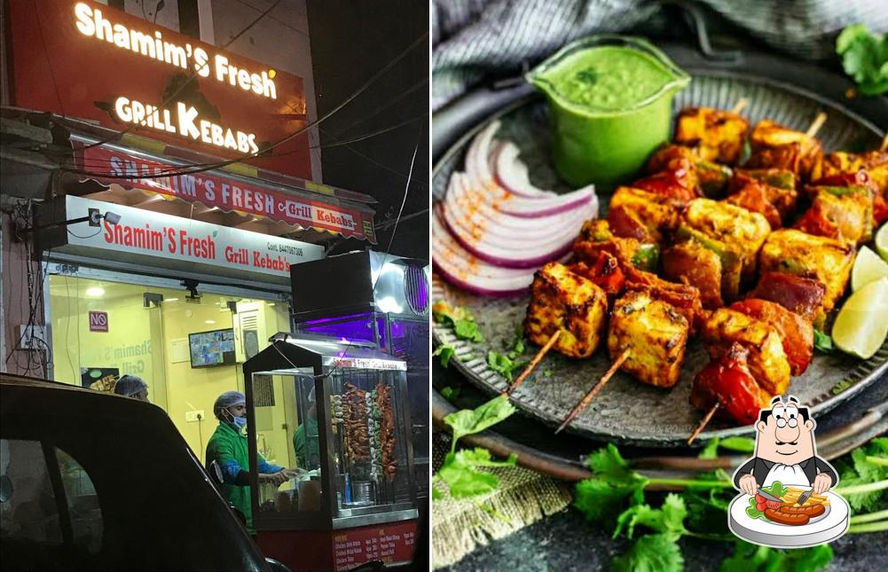 Meals at Shamim's fresh grill kebabs