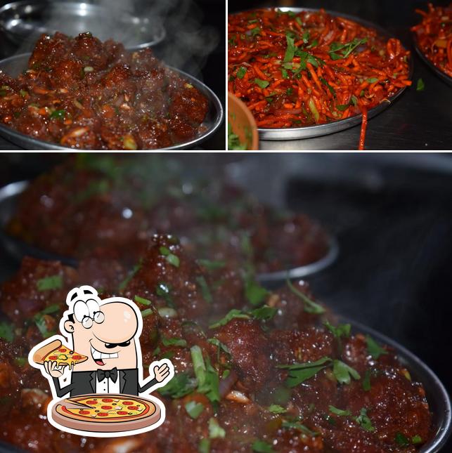 Pick pizza at Umiya Fastfood