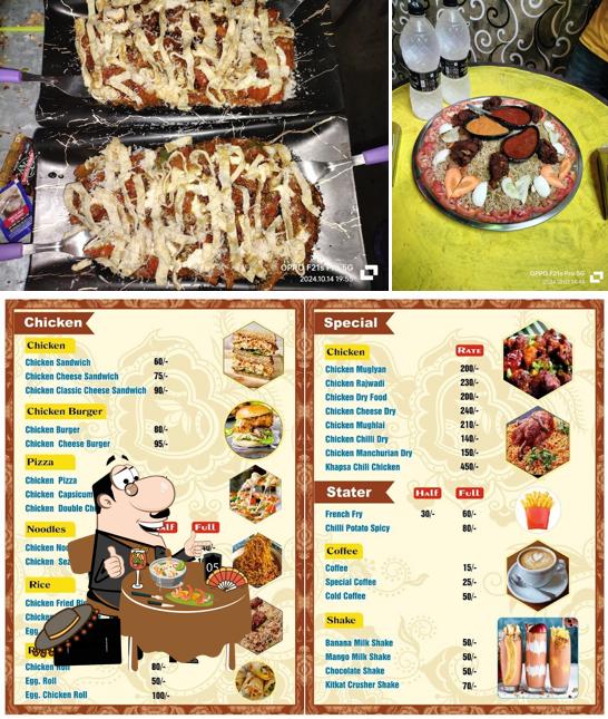 Among different things one can find food and beverage at The Foodies Family Corner