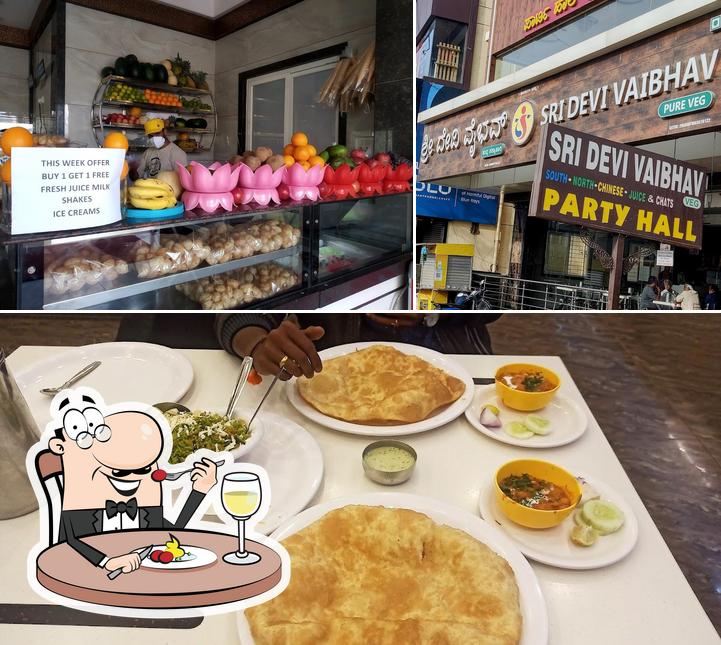 Sri Devi Vaibhav is distinguished by food and exterior