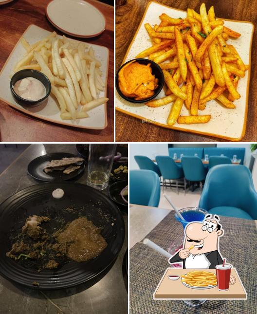 French fries at Hotel Milestone Family Restaurant And Bar