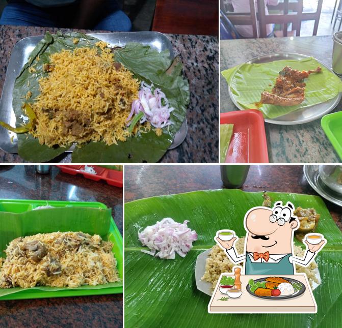 Meals at J. A. Arcot Biryani Hotel (since 1990)