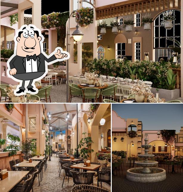 The interior of Orah Brew Garden