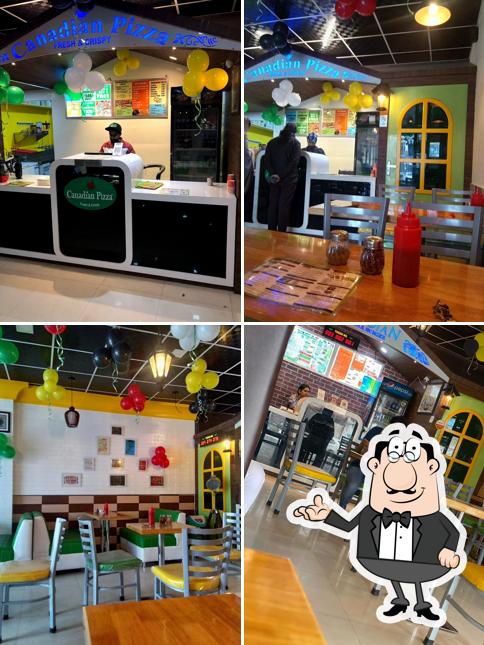 The interior of The Canadian pizza