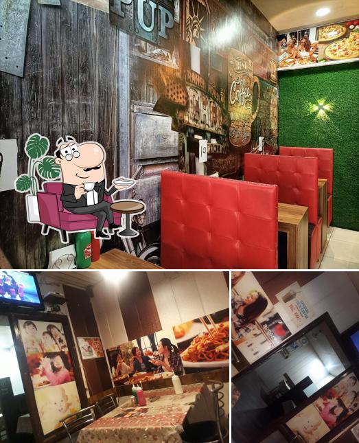 The interior of Decent Food Place and Decent Caterer's