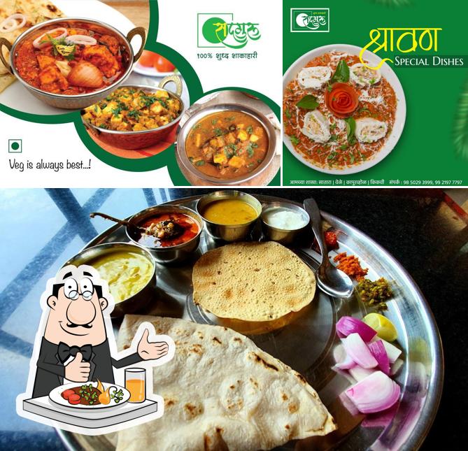 Meals at Hotel Sadguru Pure Veg