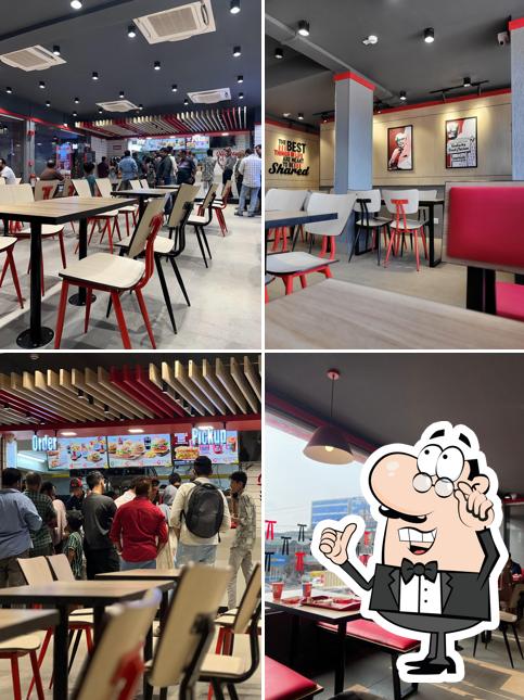 The interior of KFC Kanhangad