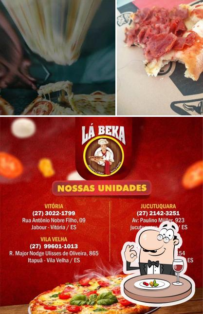 Comida em La Beka Pizzaria Serra