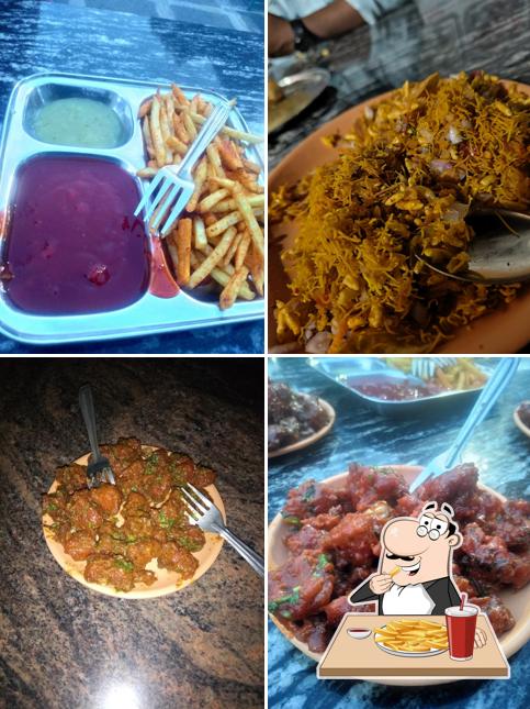 French fries at Vishnu Chat Center