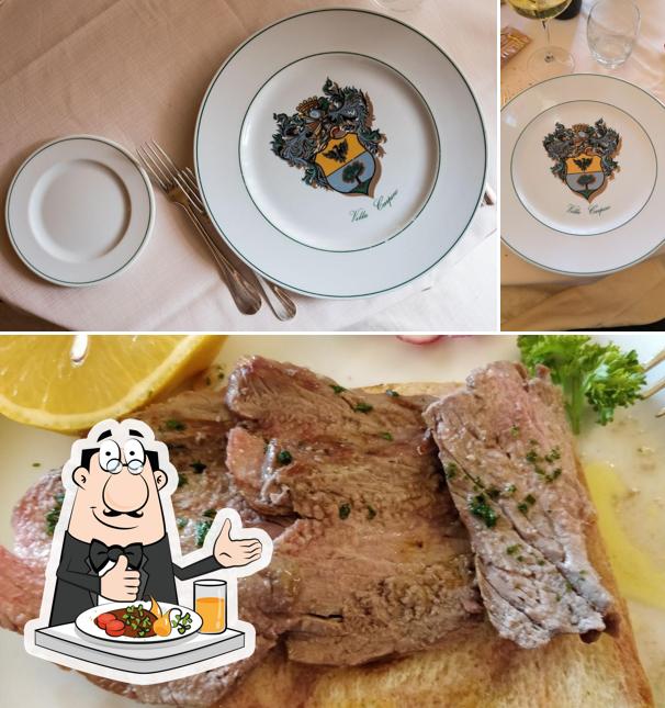 Cibo al Ristorante Villa Carpino