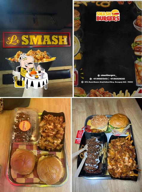 Food at Smash Burgers