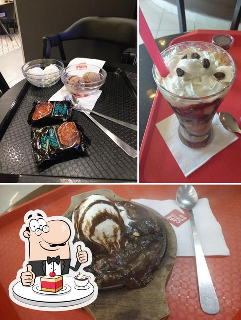 Café Coffee Day provides a number of sweet dishes
