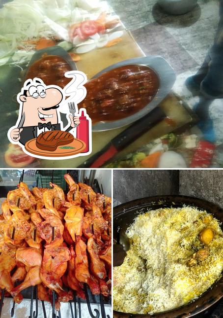 Biryani Corner provides meat dishes