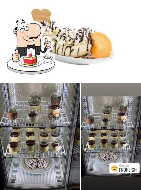 Café Zentrum - Reinach propone un'ampia varietà di dessert