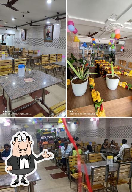 The interior of Happy Punjabi Dhaba Pure Veg Family Restaurant