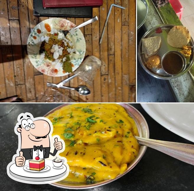 Hotel Nisarg provides a selection of sweet dishes