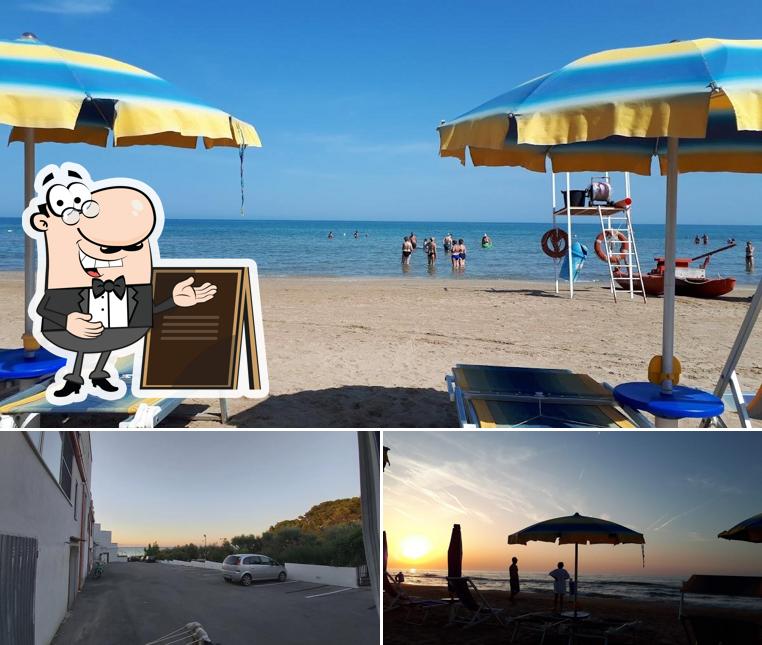 La esterno e interni del ristorante