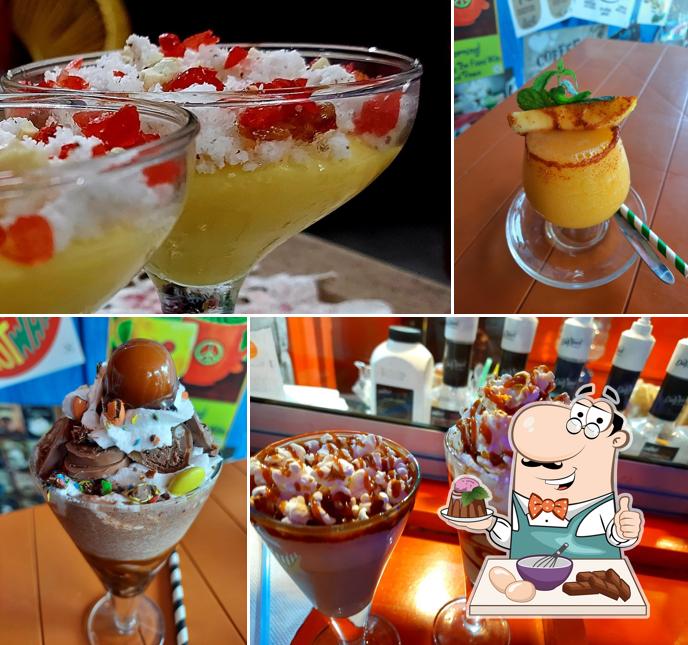 Peace Cafe provides a number of sweet dishes