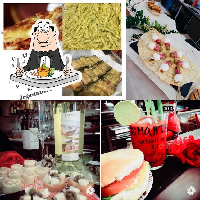 Cibo al Al Villaggio Bar.Caffetteria