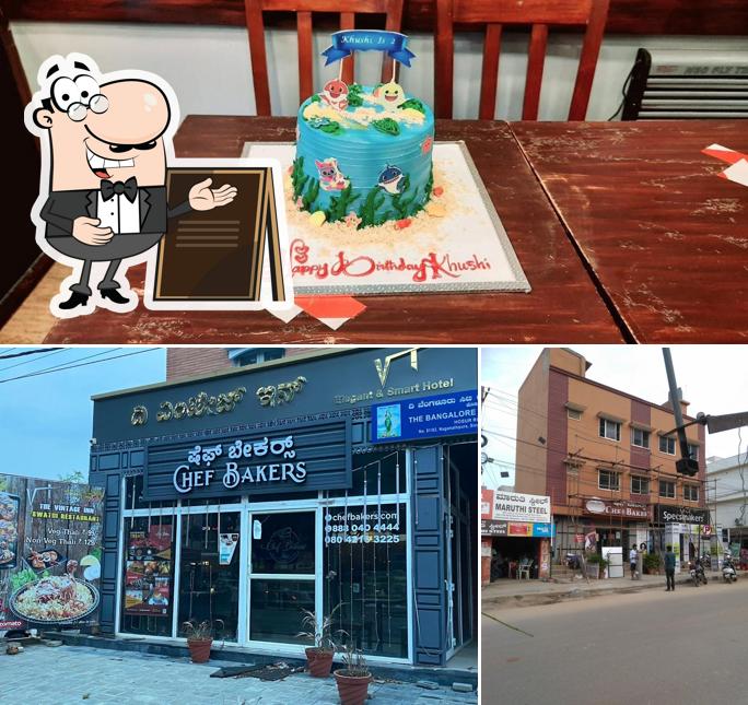 This is the photo showing exterior and food at Chef Bakers - Kasavanahalli