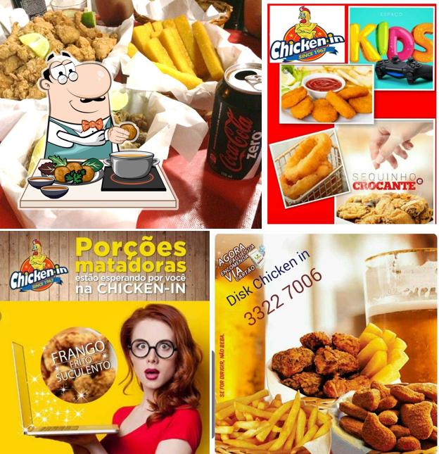 Falafels em Chicken in