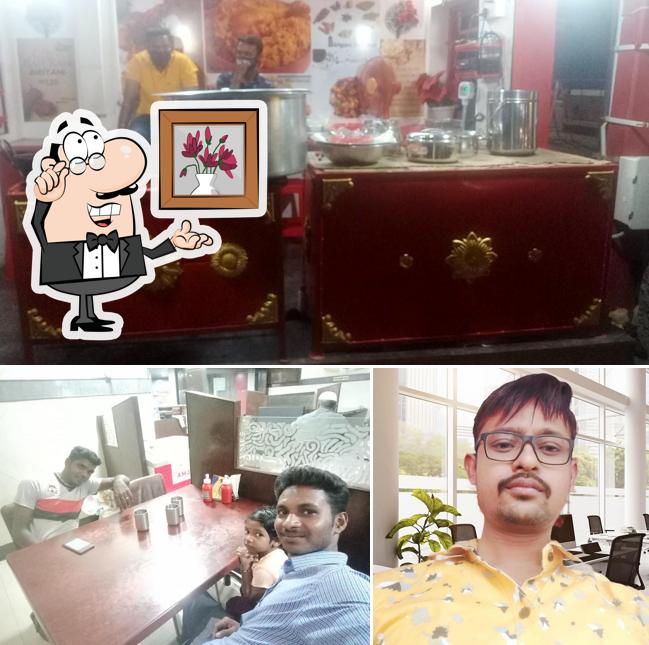 The interior of Biryani Dharbar