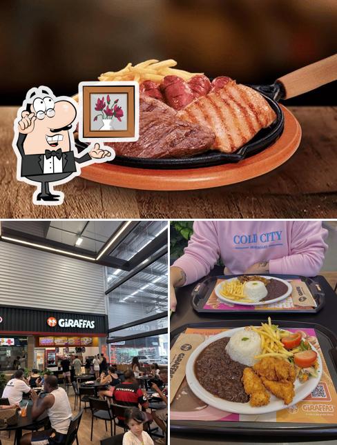 O interior do Giraffas Komprão